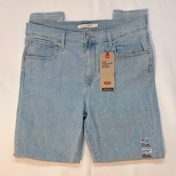 Levi's Denim - Levi’s 720 High-Rise Super Skinny - 16M - W33 L30